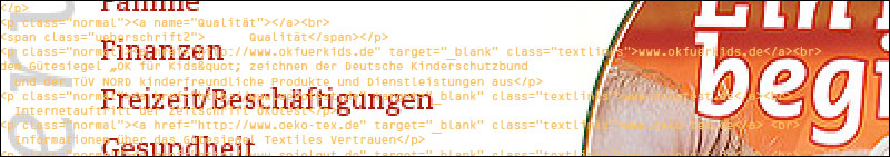 Ein Leben beginnt …
