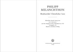 Melanchthon Titelei