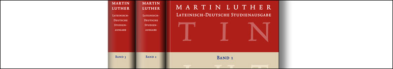Martin Luther Studienausgabe lateinisch-deutsch